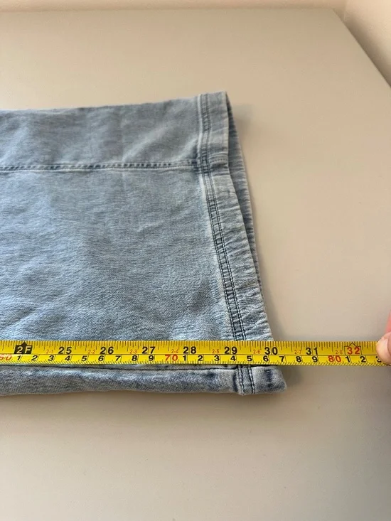 NWT Aerie Daydream Denim Stretch Pull On Trouser in Medium Indigo Wash | Small - Picture 11 of 11